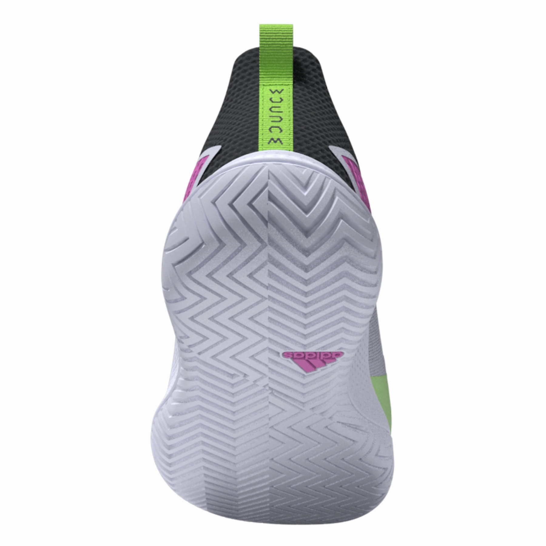 Durable Sole Adidas Performance Defiant Speed Men Tennis Shoes - Crystal White/Silver Metallic/Carbon