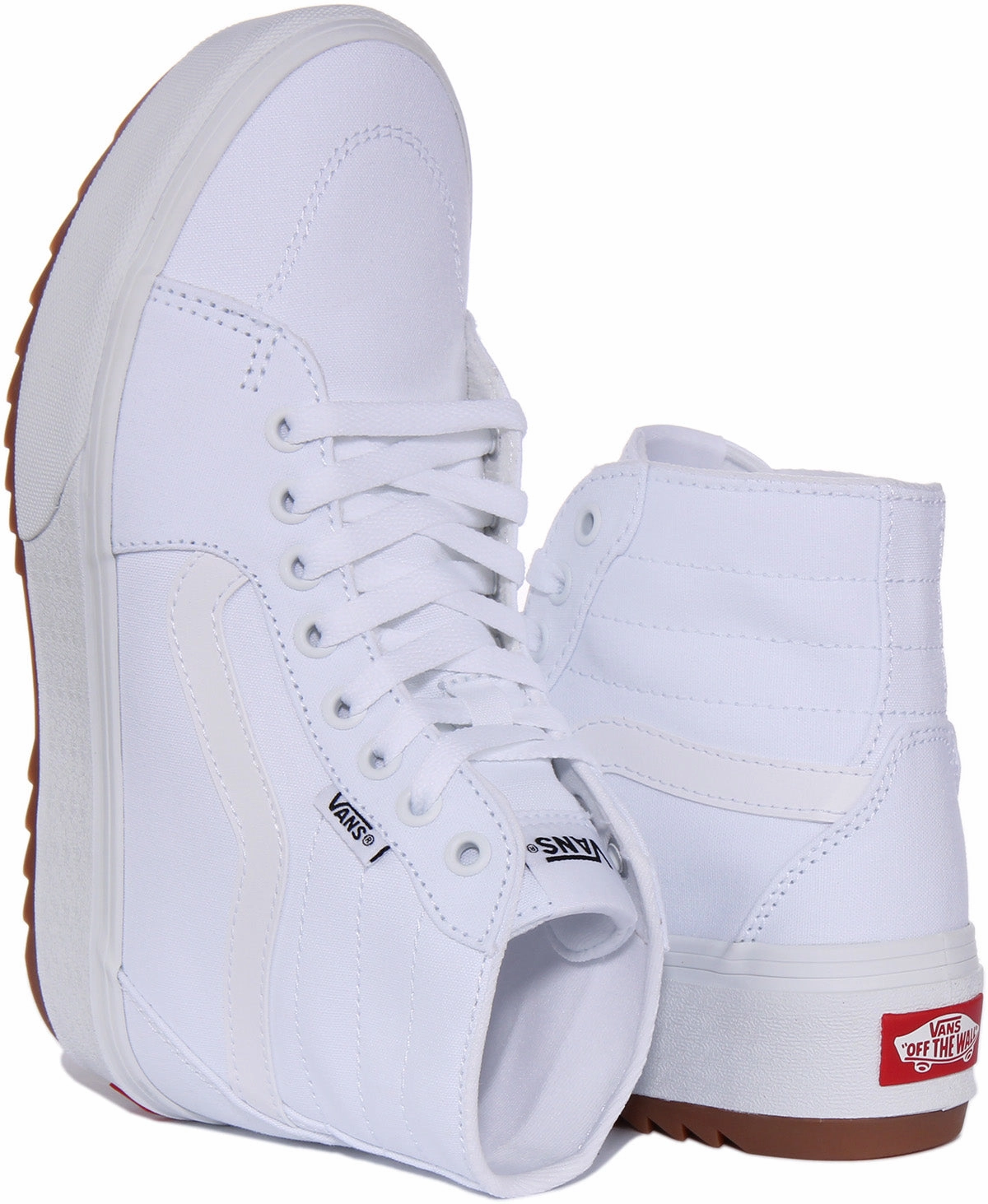 durable soles Vans Filmore Hi Platform In White For Women