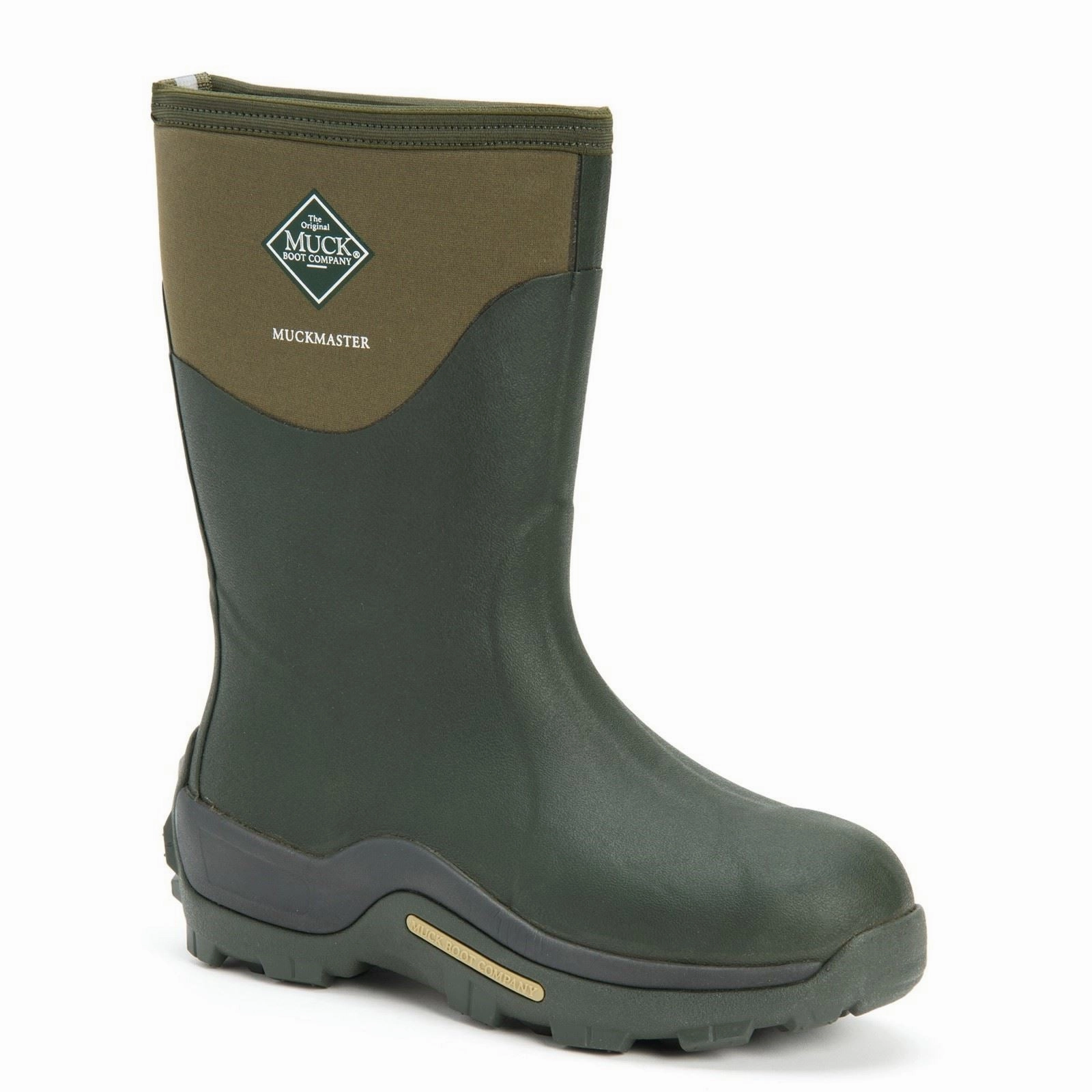 Muck Boots Muckmaster Mid Synthetic Moss Wellington Boots Weatherproof Wear Storm Gear