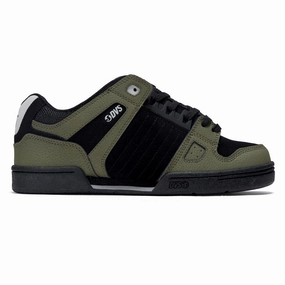 Urban Motion DVS Celsius Shoes - Burnt Olive/Black/Vapor Blue Nubuck