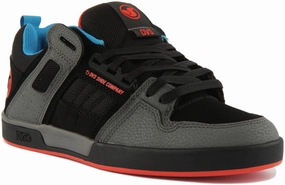 Heel Locking Air Flow Dvs Comanche 2.0  In Black Red For Men
