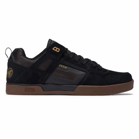 DVS Comanche LT Shoes - Black/Black/Gum Suede Skater Support