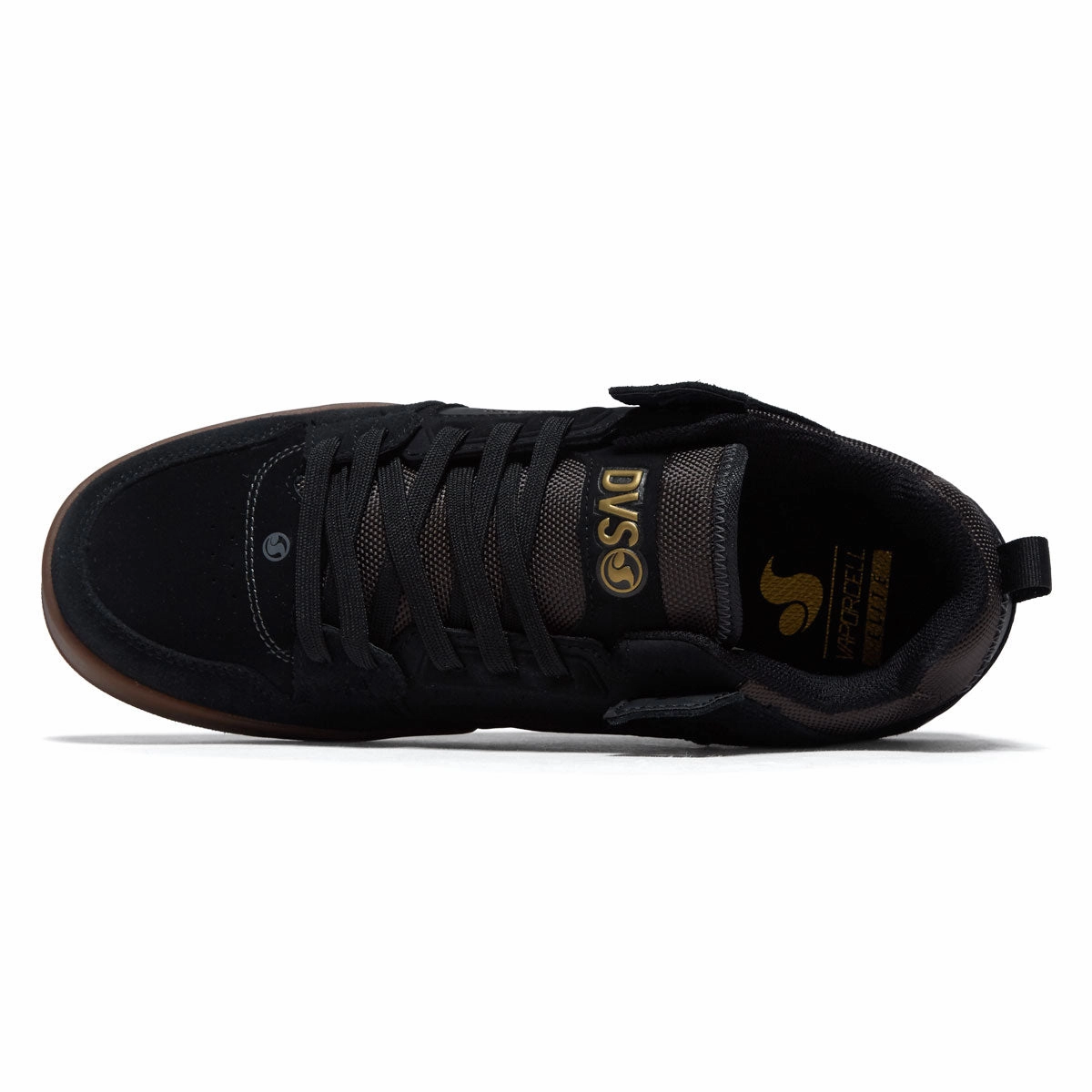DVS Comanche LT Shoes - Black/Black/Gum Suede Air Force Max
