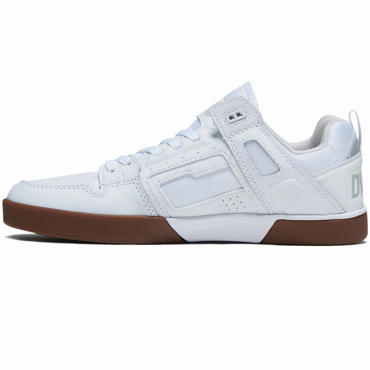 DVS Comanche LT Shoes - White/White/Gum Insole Stability