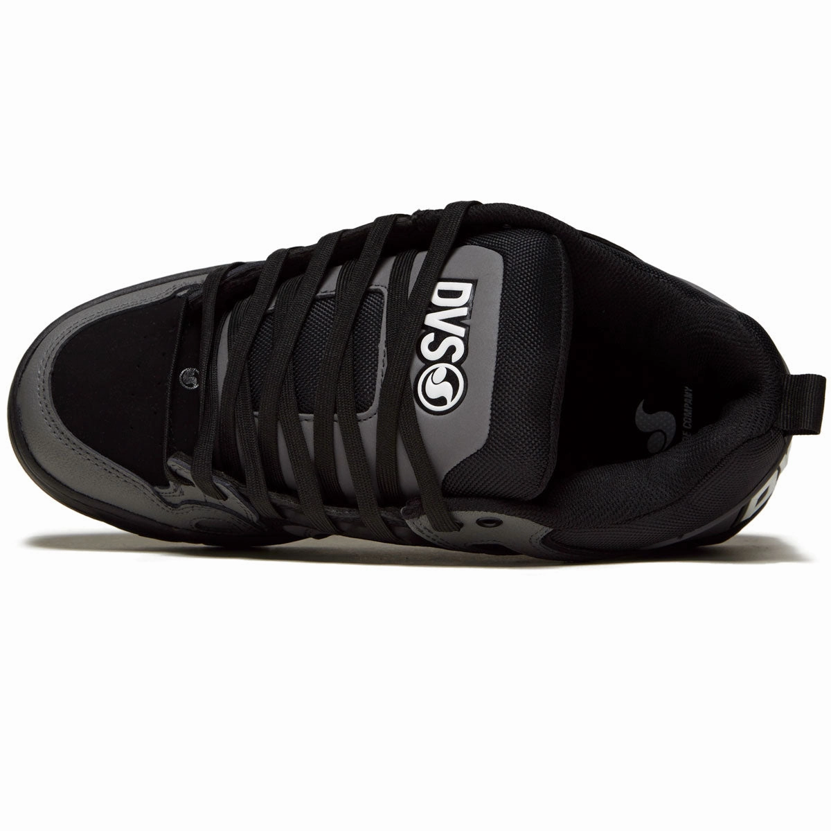 DVS Comanche Shoes - Charcoal/Black/White/Nubuck Board Lock