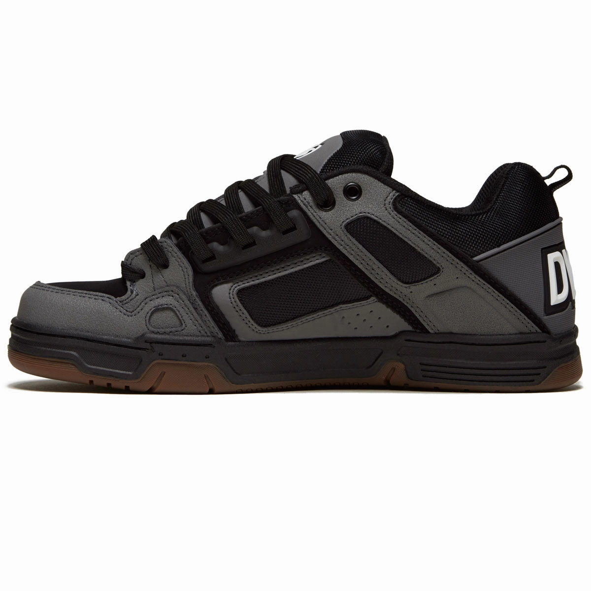 DVS Comanche Shoes - Charcoal/Black/White/Nubuck Board Lock