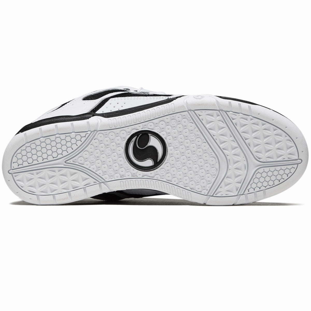 DVS Comanche Shoes - White/Black/White Leather Anti Wear