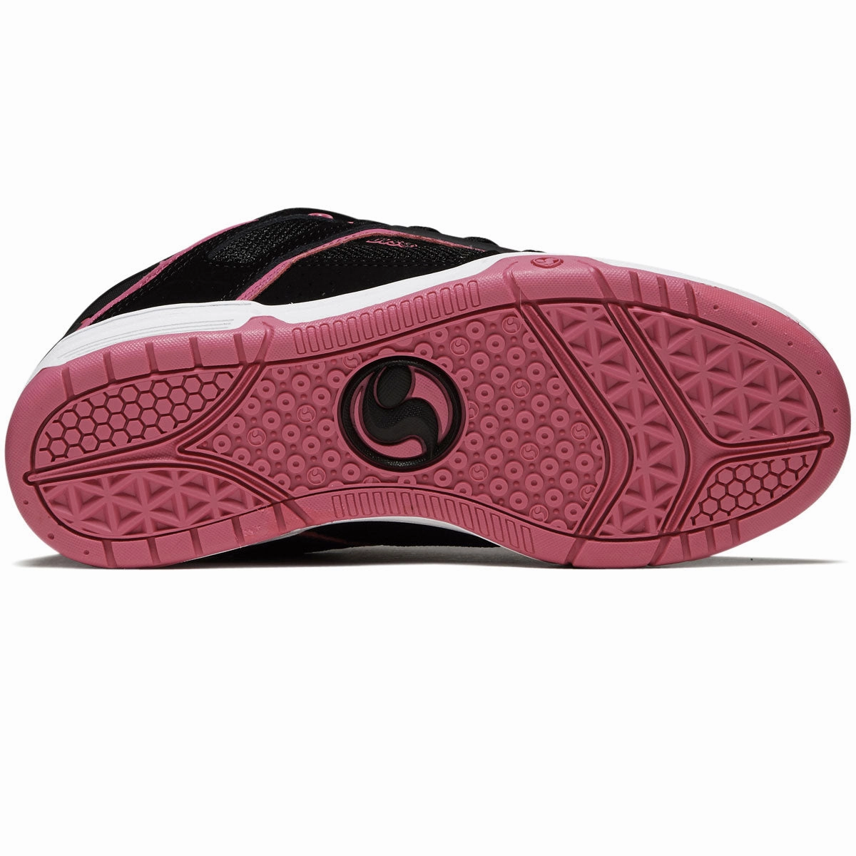 DVS Womens Comanche Shoes - Black/Pink/White/Nubuck Stretch Comfort
