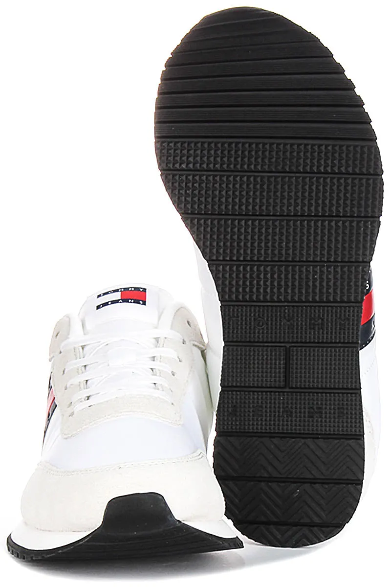 Dynamic flex Tommy Hilfinger Runner In White Navy For Men