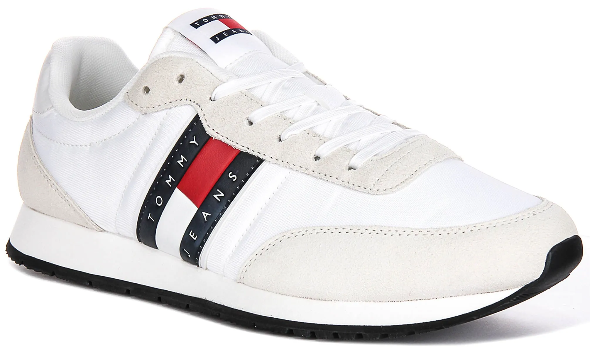 Joint Ease Tommy Hilfinger Runner In White Navy For Men