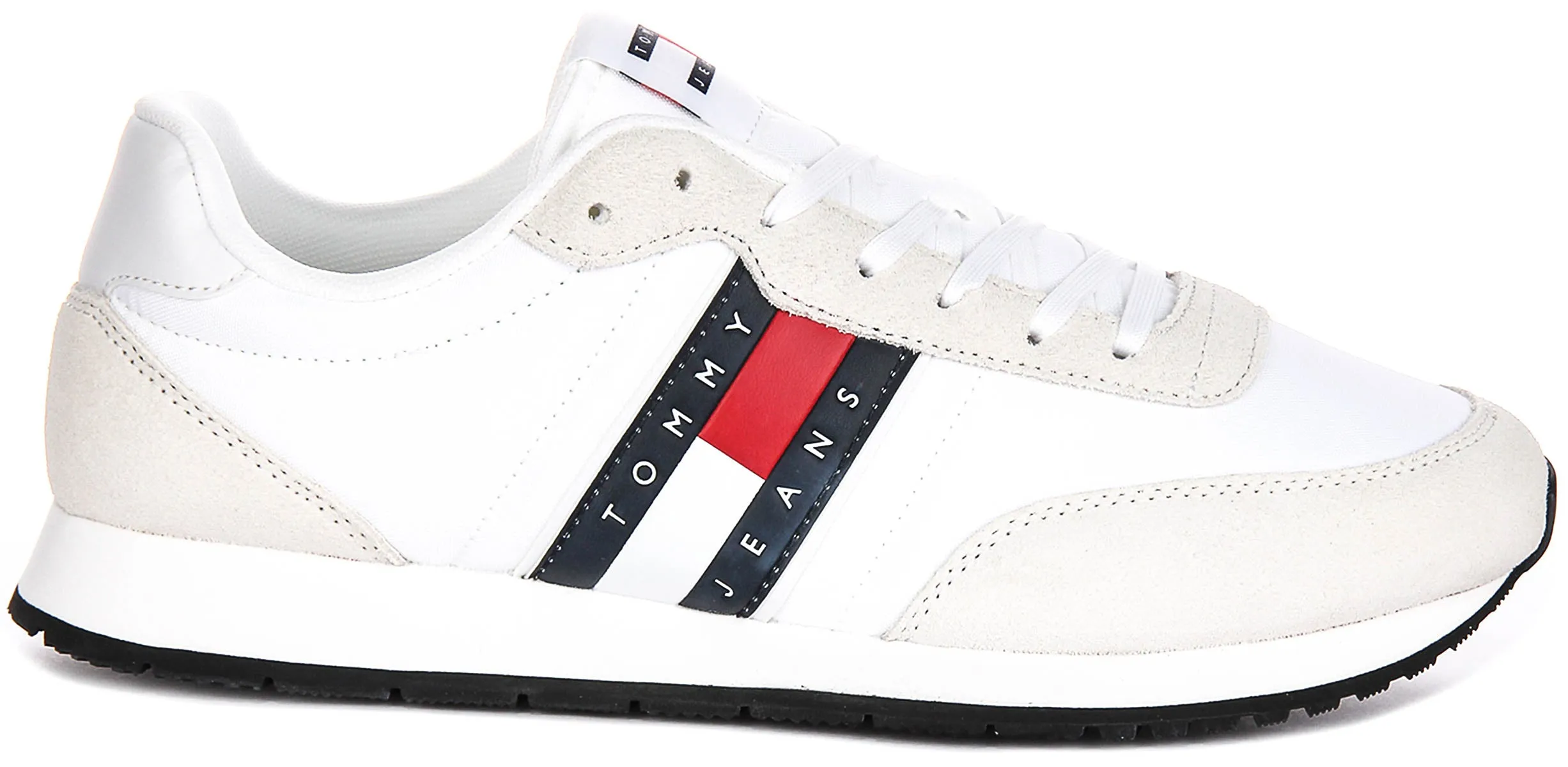 Dynamic flex Tommy Hilfinger Runner In White Navy For Men