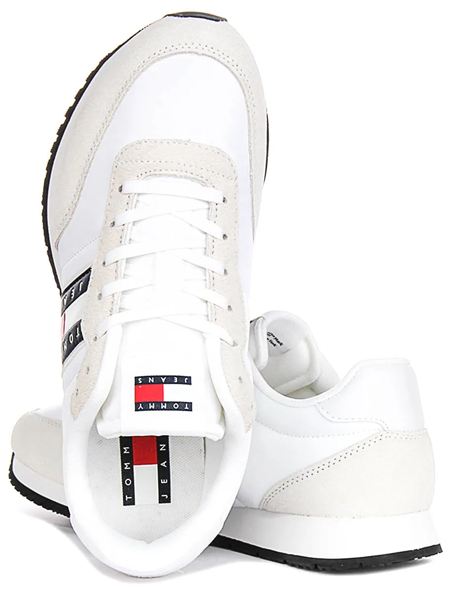 Dynamic flex Tommy Hilfinger Runner In White Navy For Men