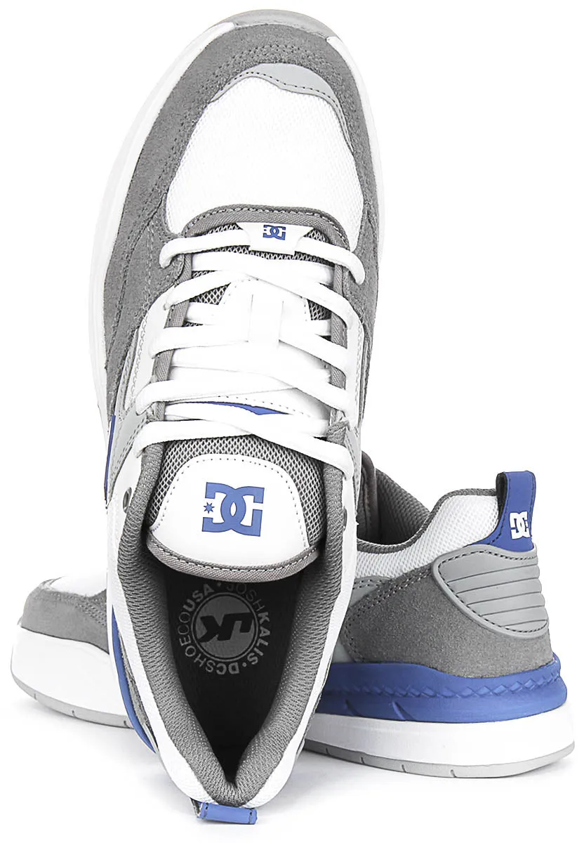 Dynamic Zones Dc Shoes Ascend In White Blue For Men