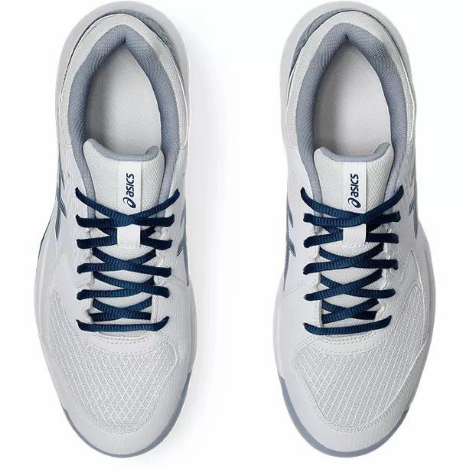 Dynamic support Asics Gel Dedicate 8 Mens Tennis Shoes - White/Mako Blue