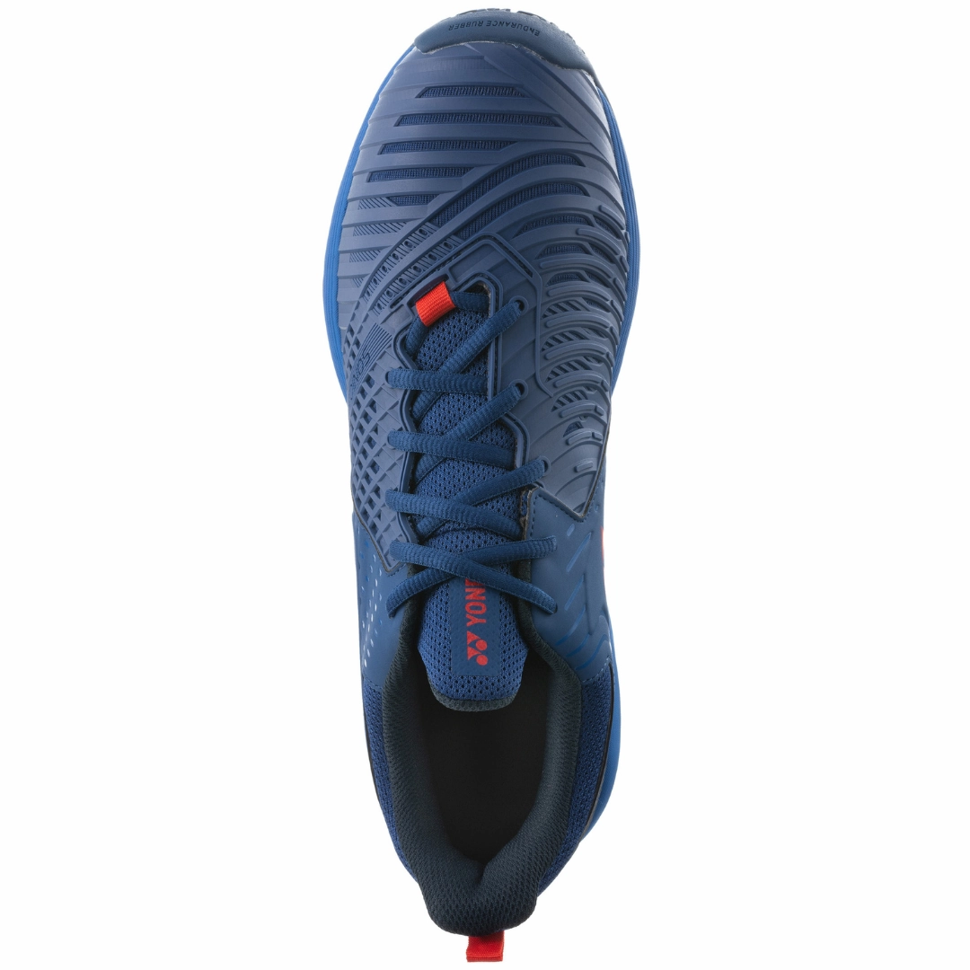 Ease Control Yonex Sonicage 3 2022 Mens Clay Tennis Shoes - Navy/Red
