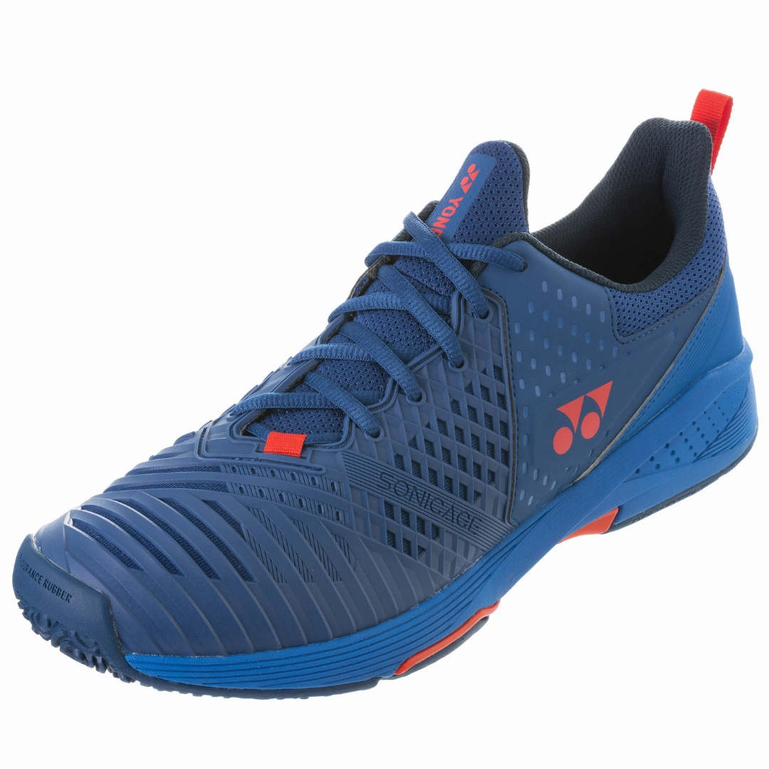 Ease Control Yonex Sonicage 3 2022 Mens Clay Tennis Shoes - Navy/Red