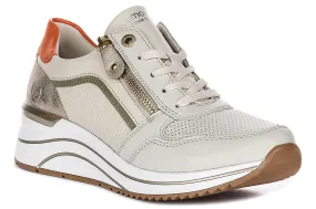 ground contact Created to provide flexibility during training routines Remonte D0T10-80 In Cream For Women