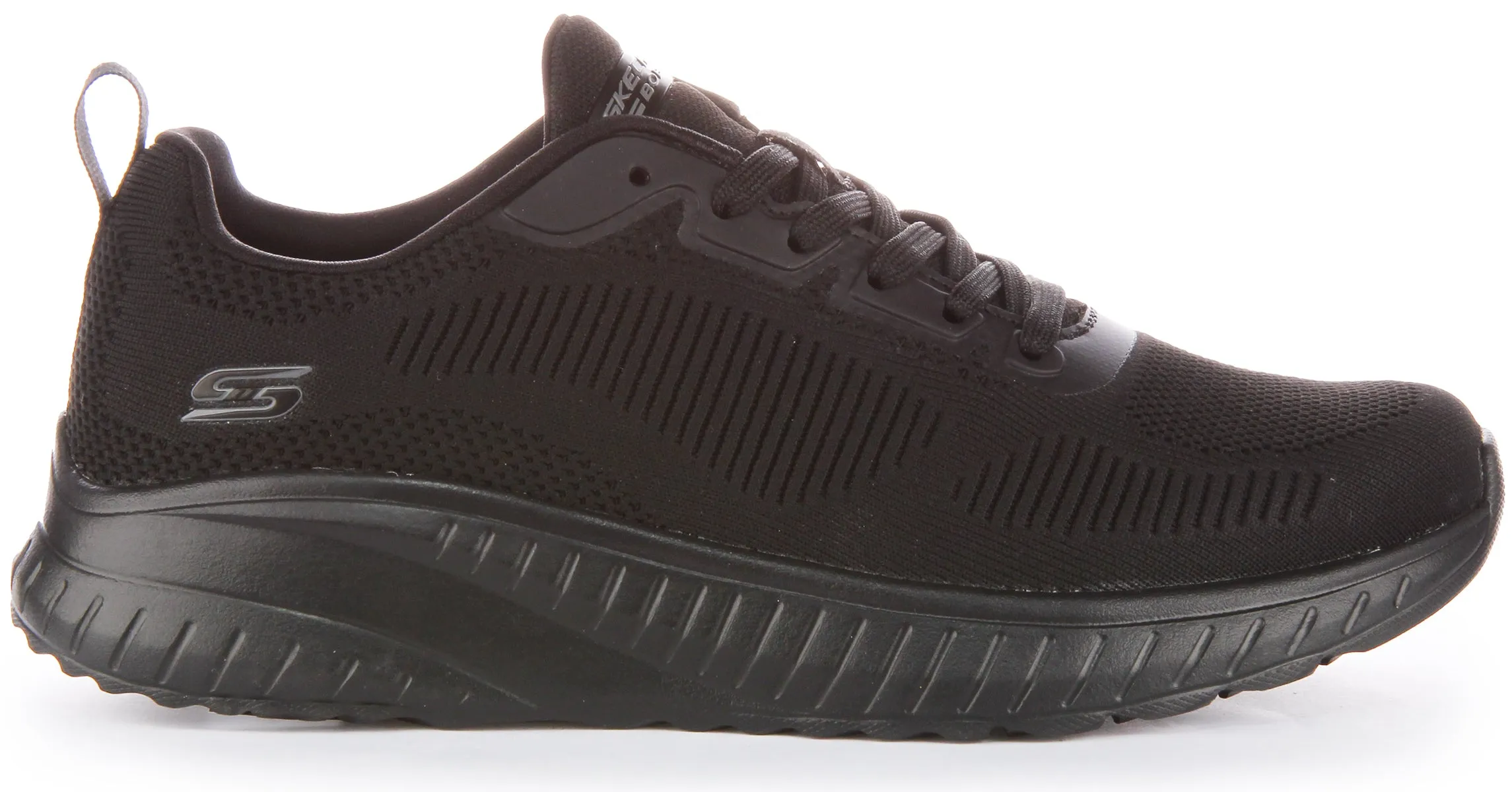 Easy Flex Skechers Bobs Squad In Black Black For Men