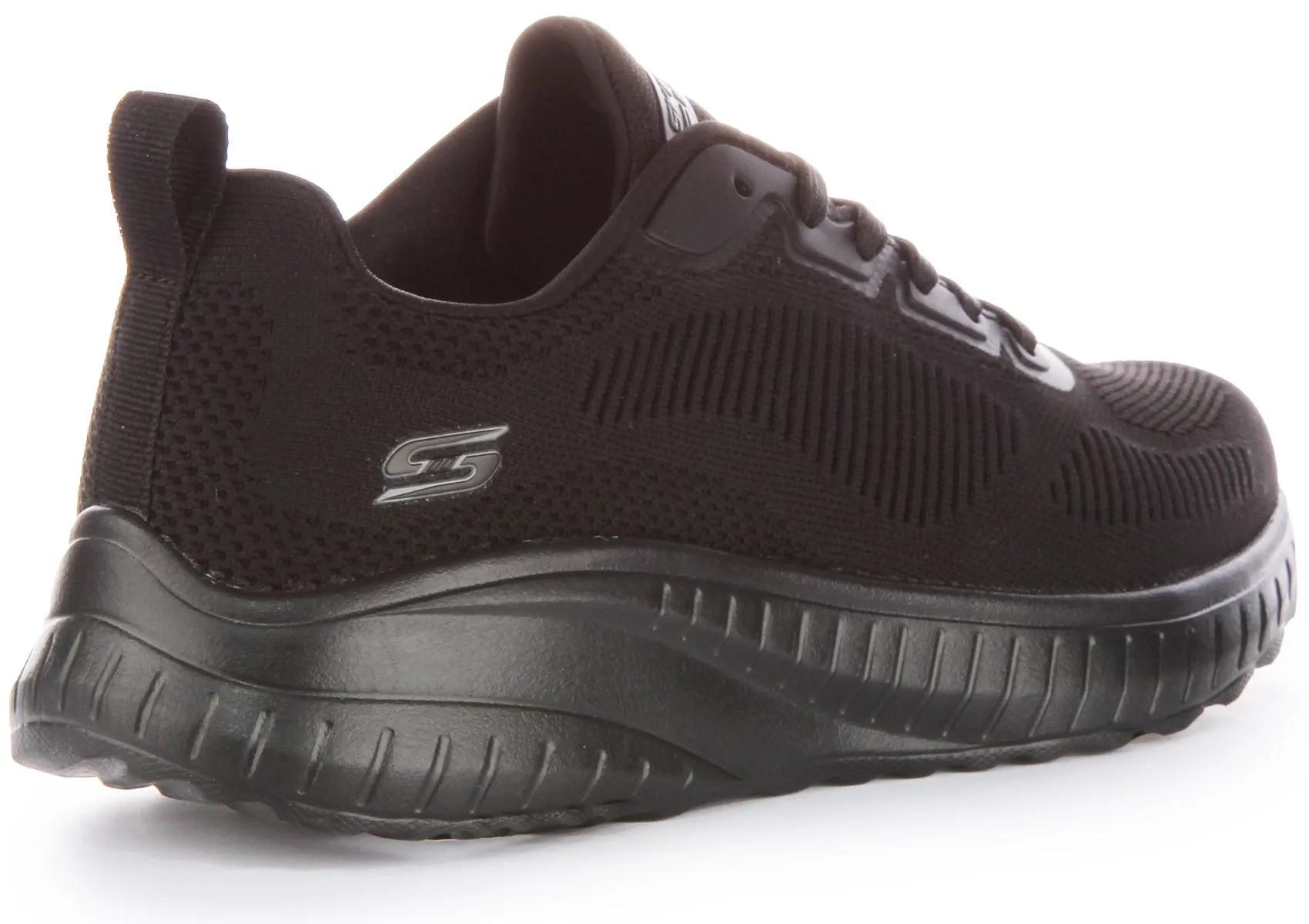 Easy Flex Skechers Bobs Squad In Black Black For Men