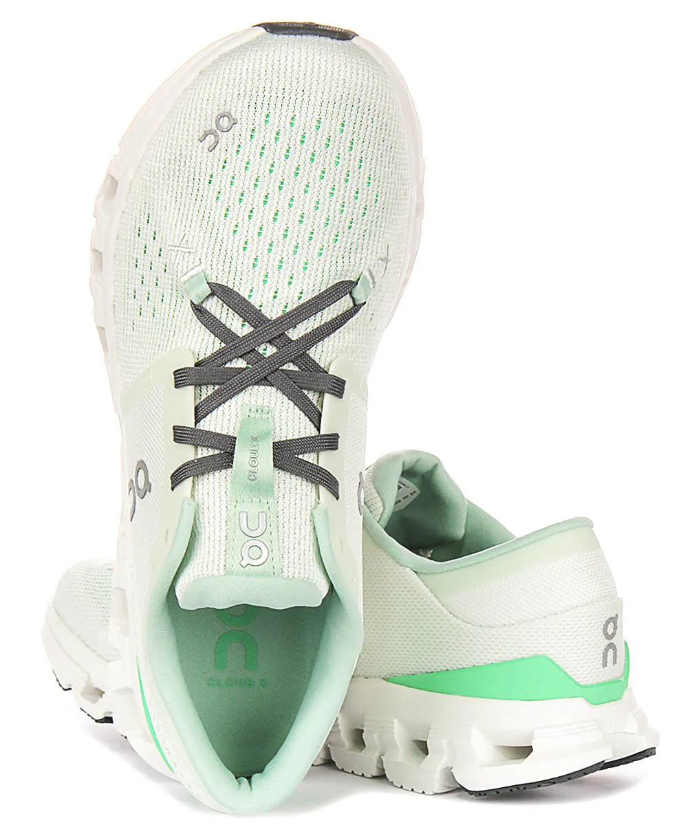 Easy Stride On Running Cloud X 4 In Lime Green For Women