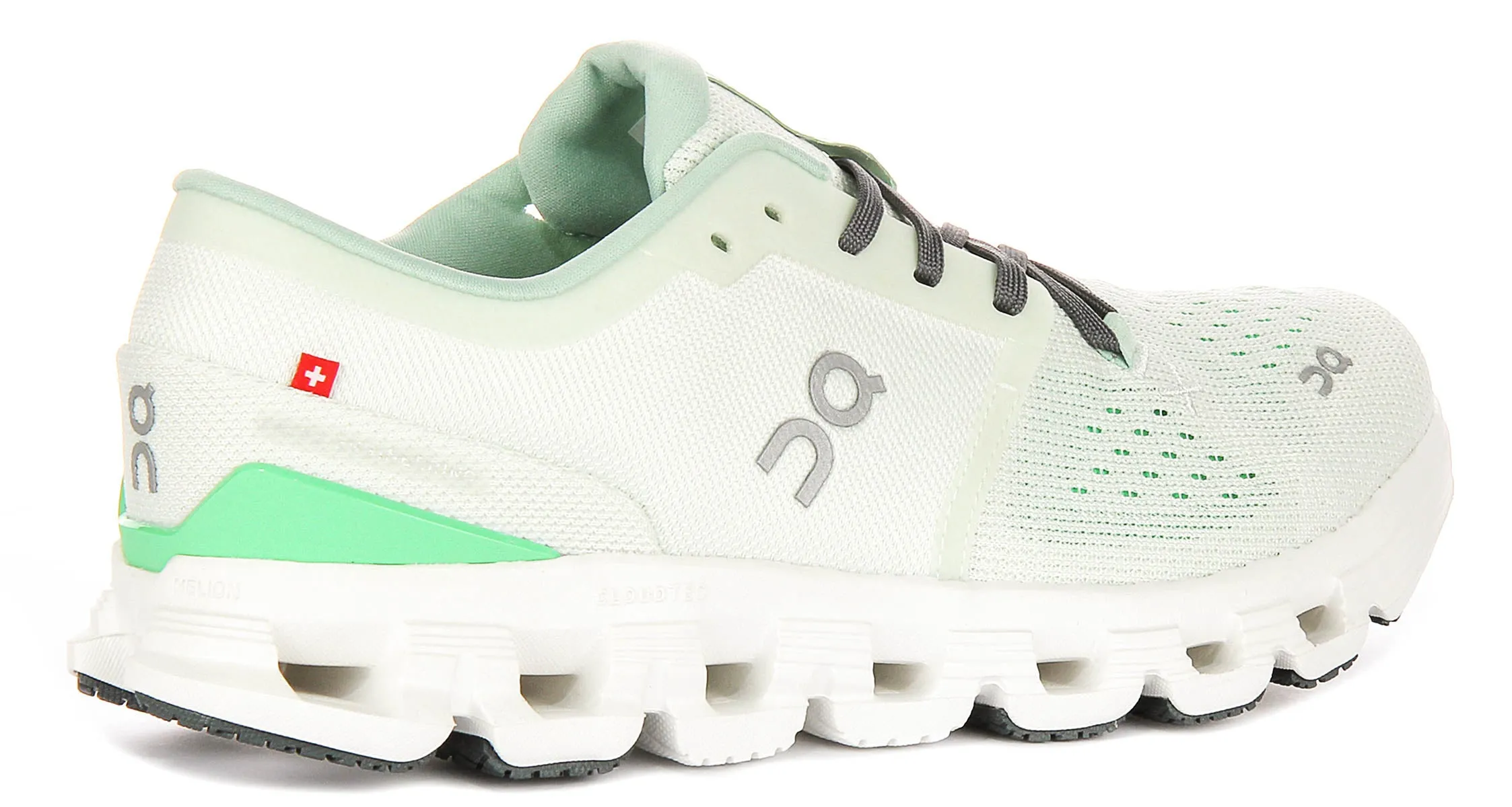 Easy Stride On Running Cloud X 4 In Lime Green For Women