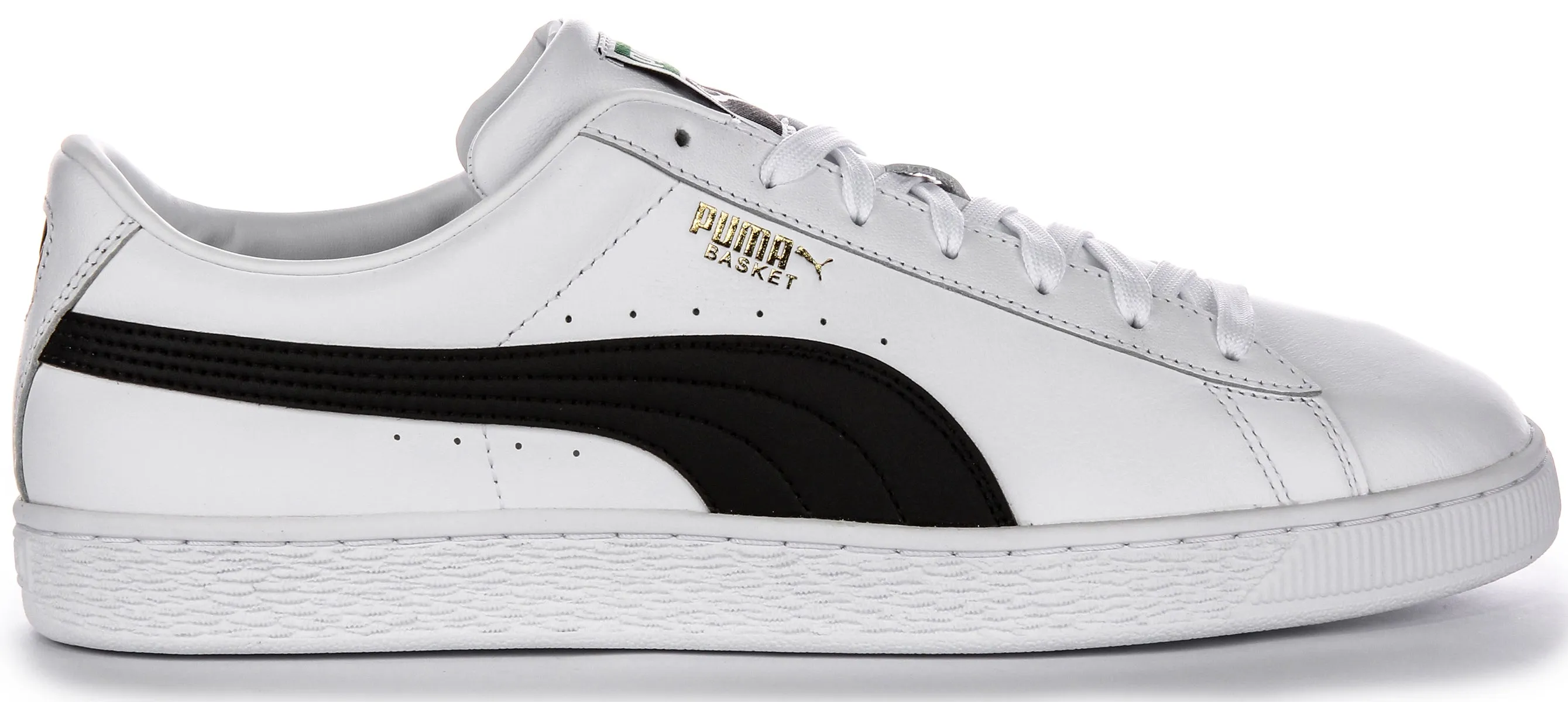 Easy to Wear Puma Basket Classic In White Black For Men