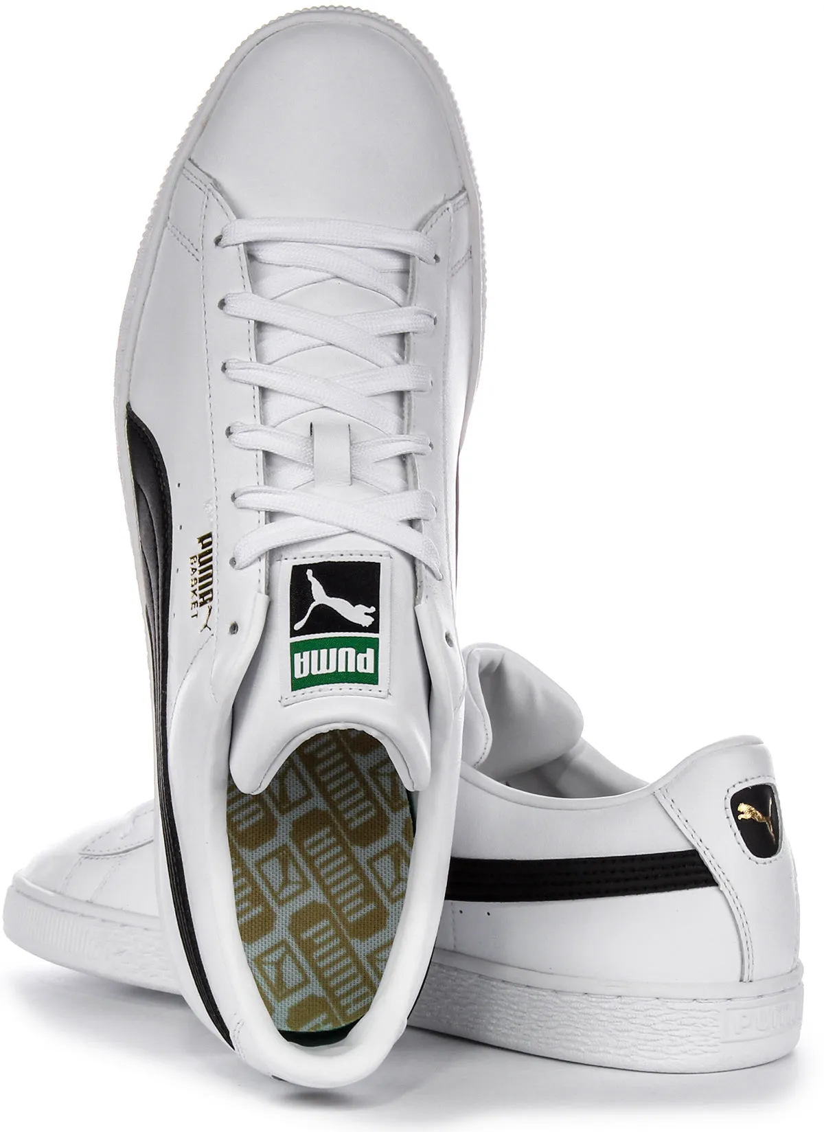 Easy to Wear Puma Basket Classic In White Black For Men