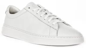 Boss Kieran Tennis Grained Leather In Natural For Men Non Slip anti static