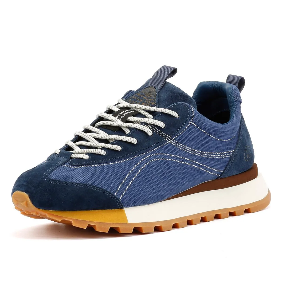 Easy Wear Flower Mountain New Asuka Universal Works Blue Trainers