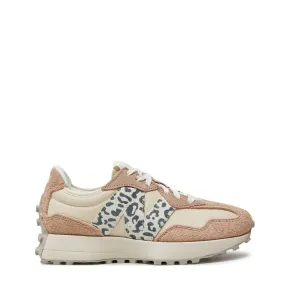 Breathable Design Iconic arch New Balance Womens 327 Trainer Flat Taupe / Linen