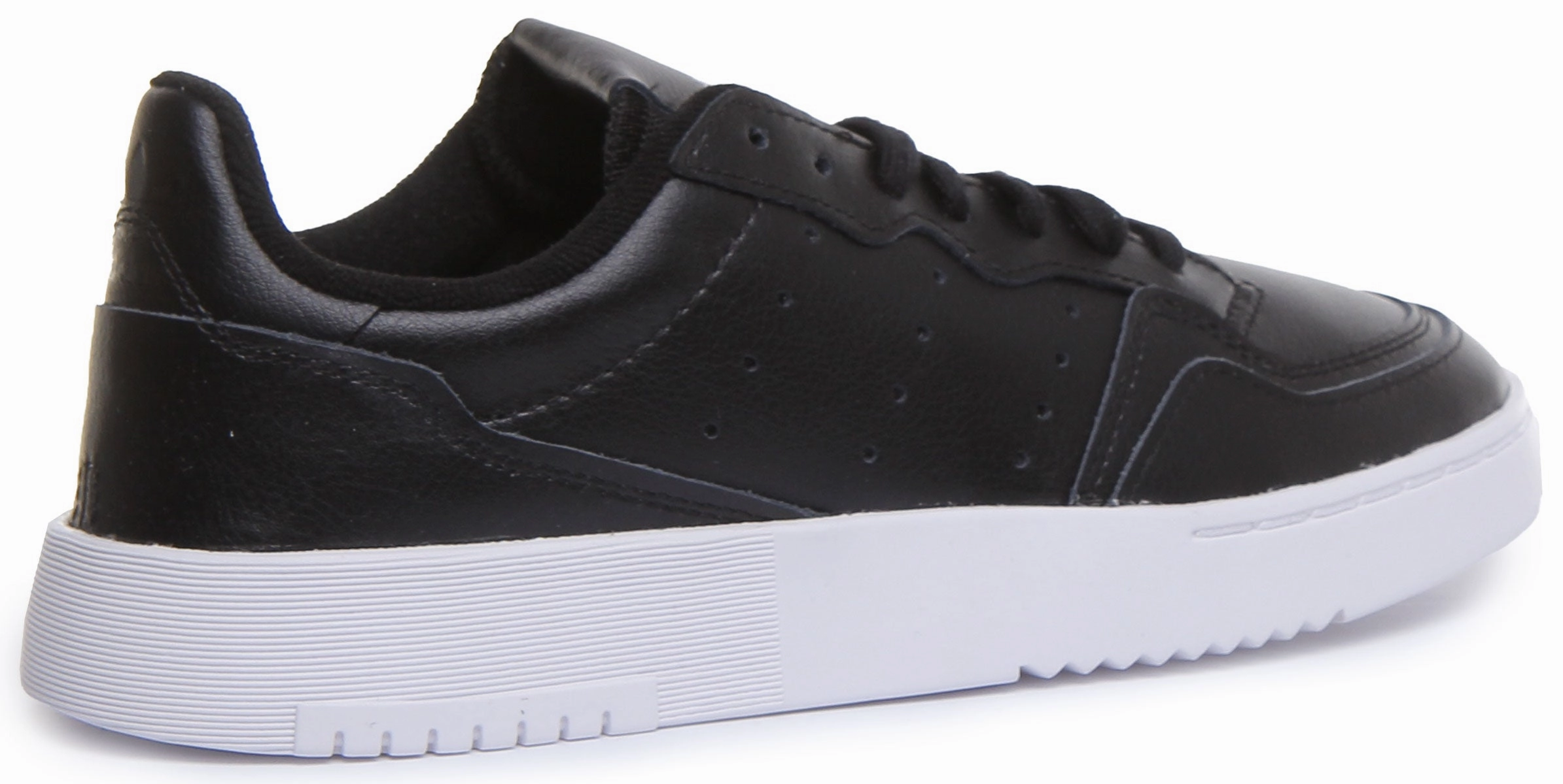 Easy Clean Thought Adidas Supercourt J In Black White For Juniors