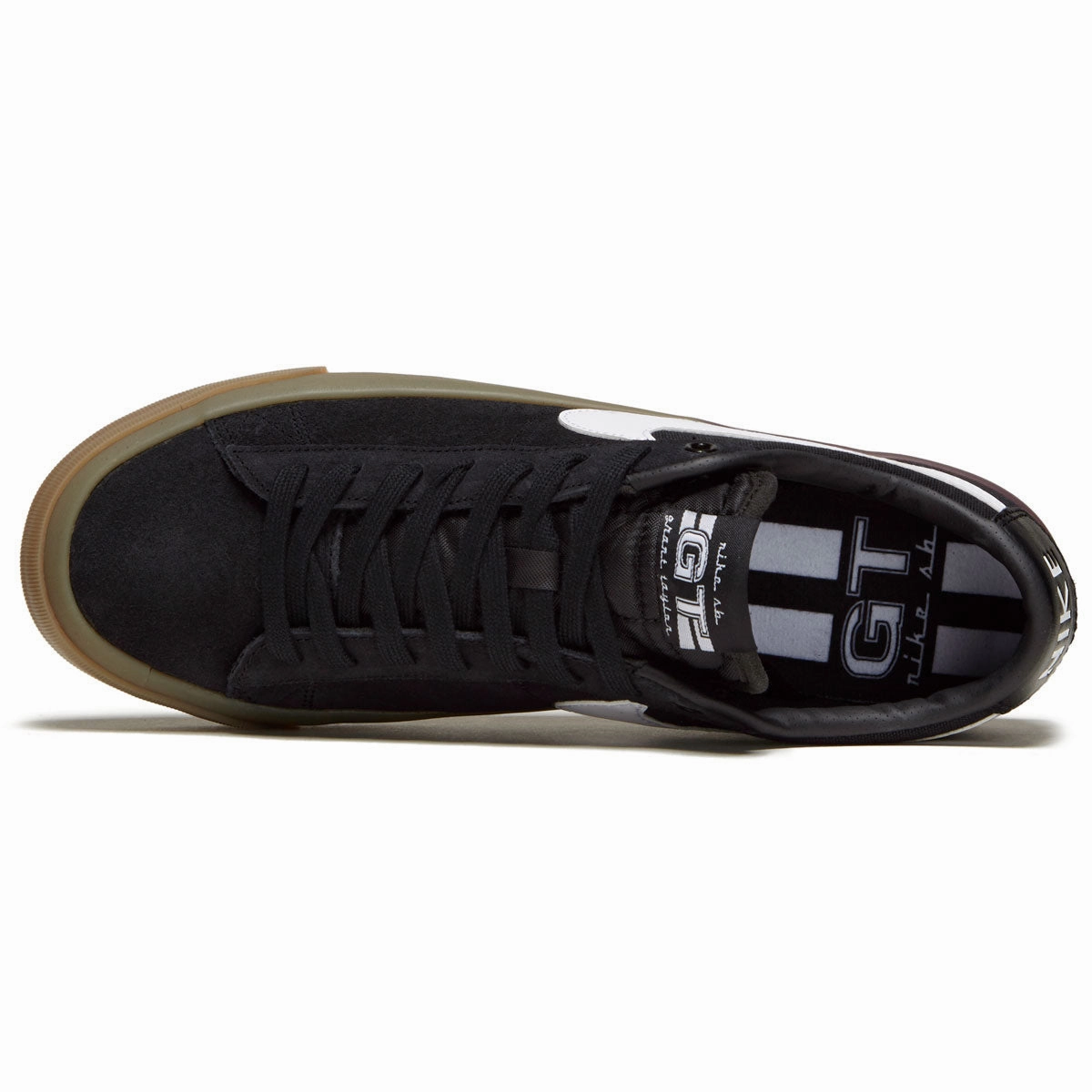 Easy Fit Nike SB Zoom Blazer Low Pro GT Shoes - Black/White/Black/Gum Light Brown