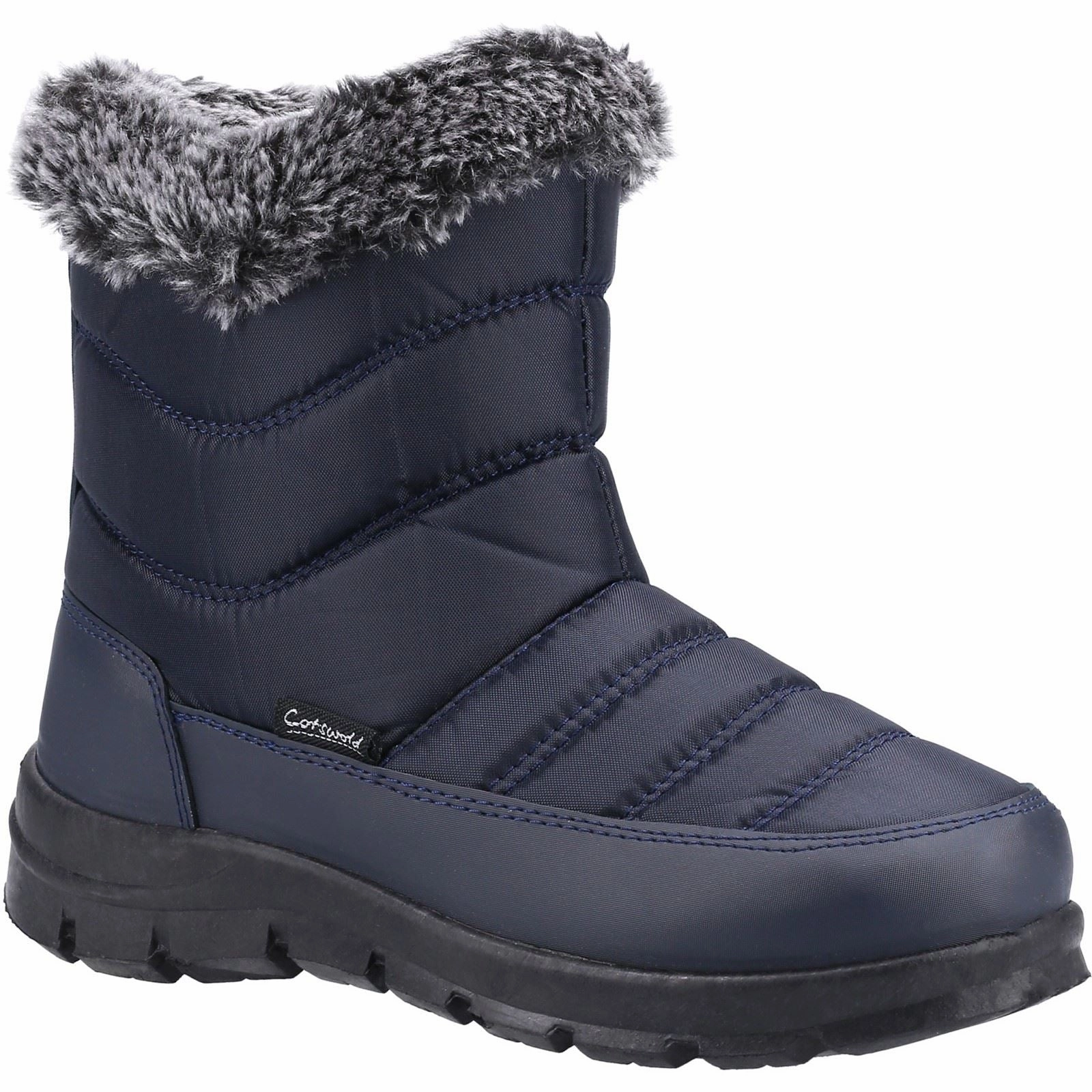 Easy Grip Flex Cotswold Longleat Navy Wellington Boots