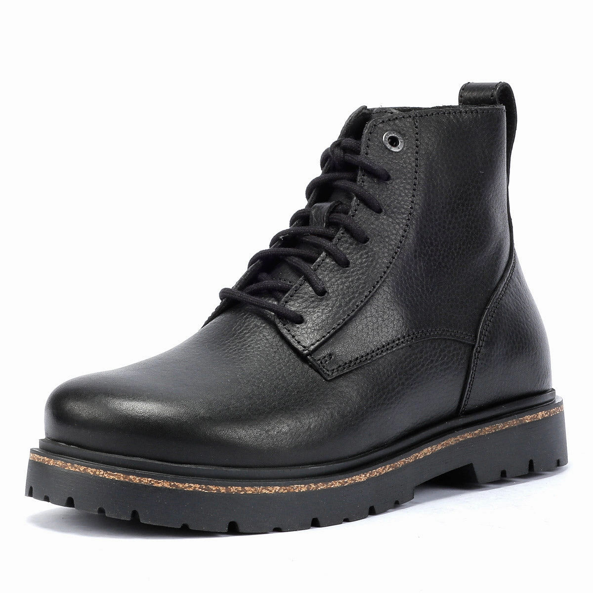 Easy Lace Birkenstock Highwood Lace Mid Leather Women's Black Boots