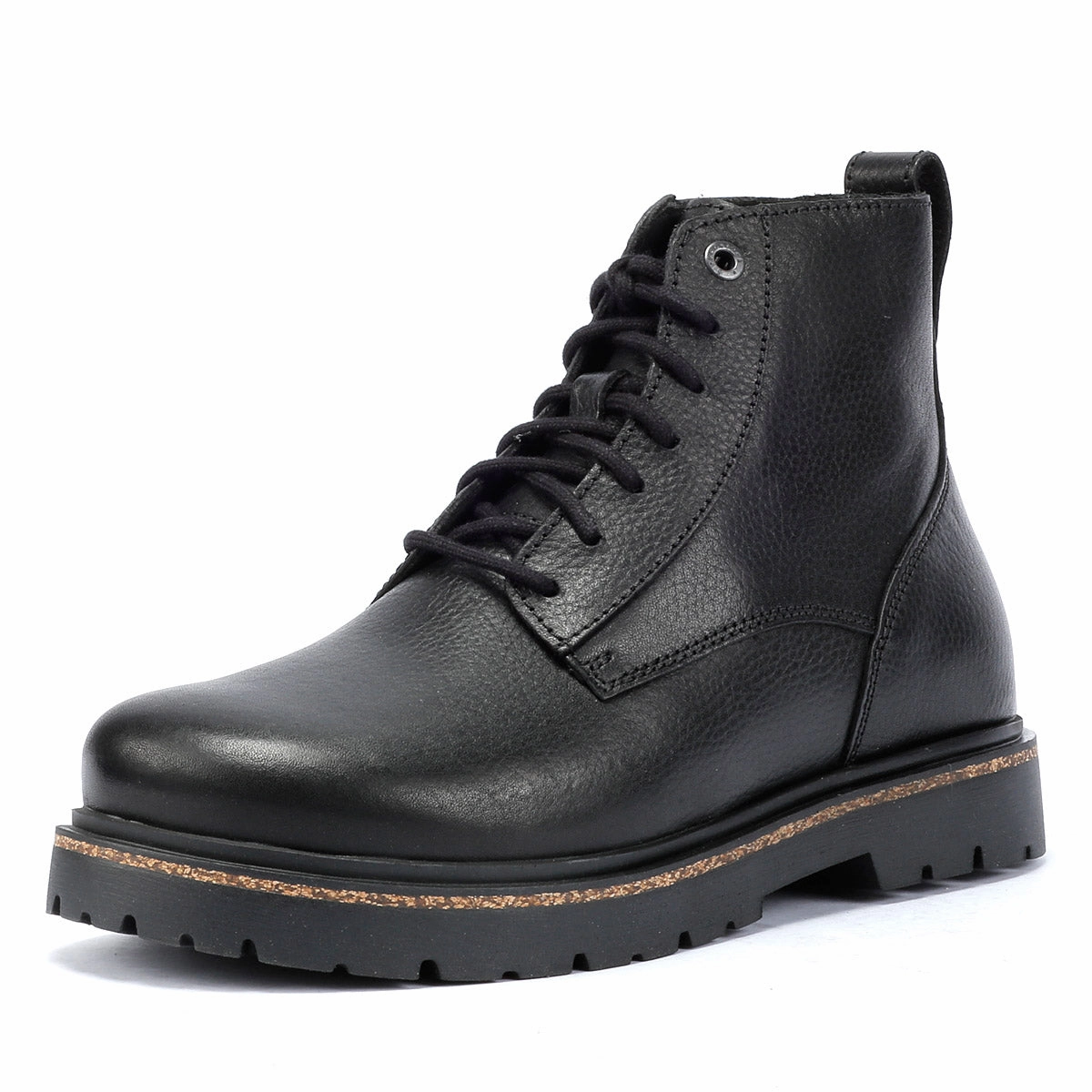 Easy Lace Birkenstock Highwood Lace Mid Leather Women's Black Boots