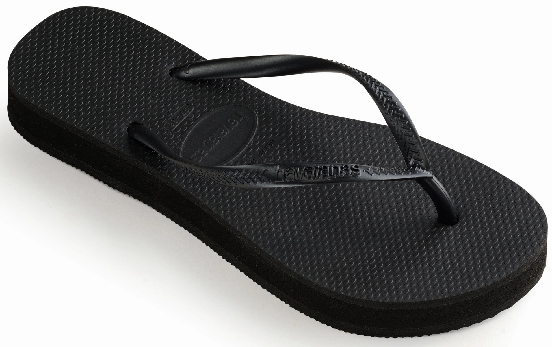 Havaianas Slim Flatform In Black Sunshine Step Outdoor Vibes
