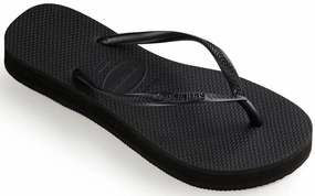 Havaianas Slim Flatform In Black Sunshine Step Outdoor Vibes
