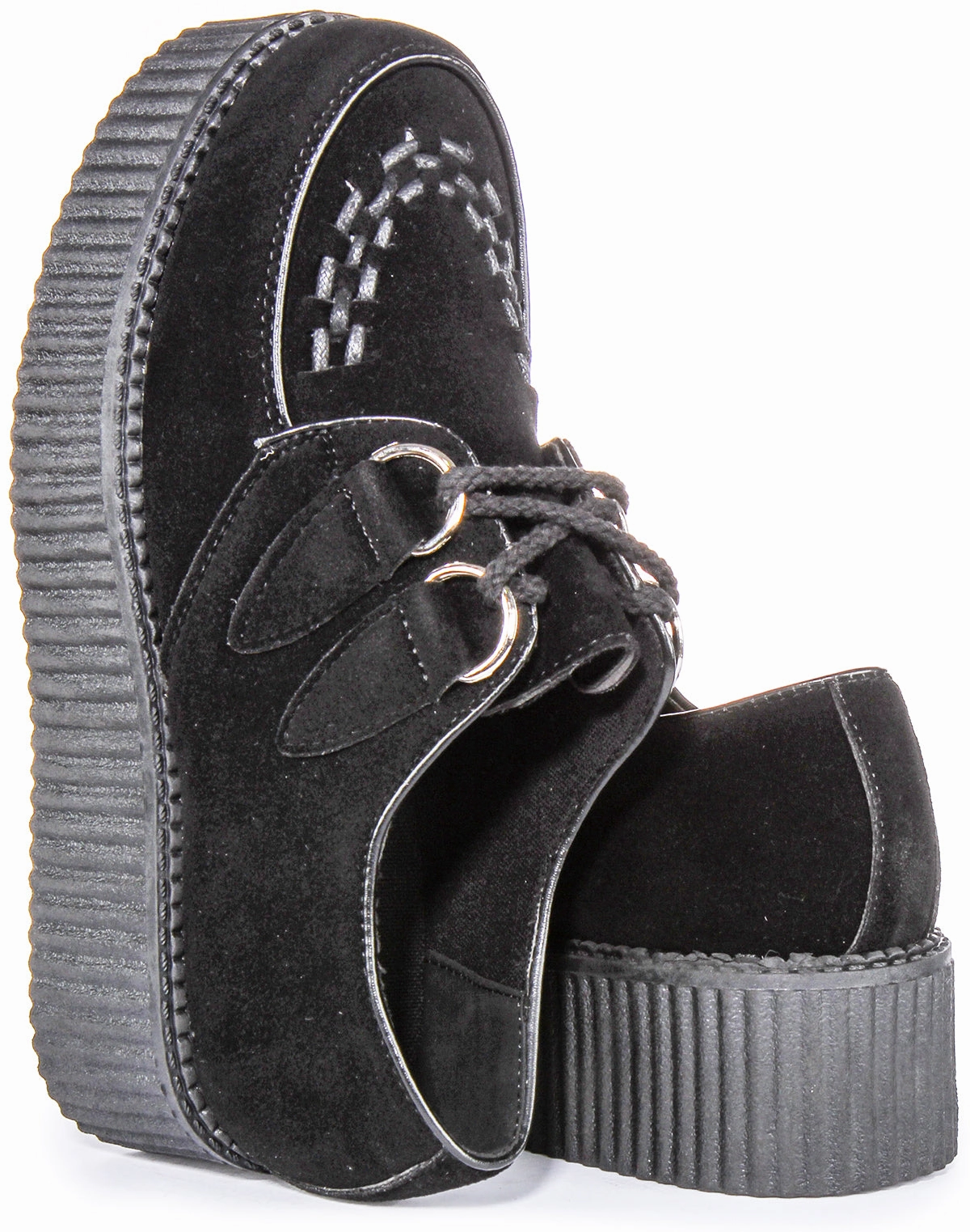 Easy Slip Womens Creeper Double In Black Mono For Women