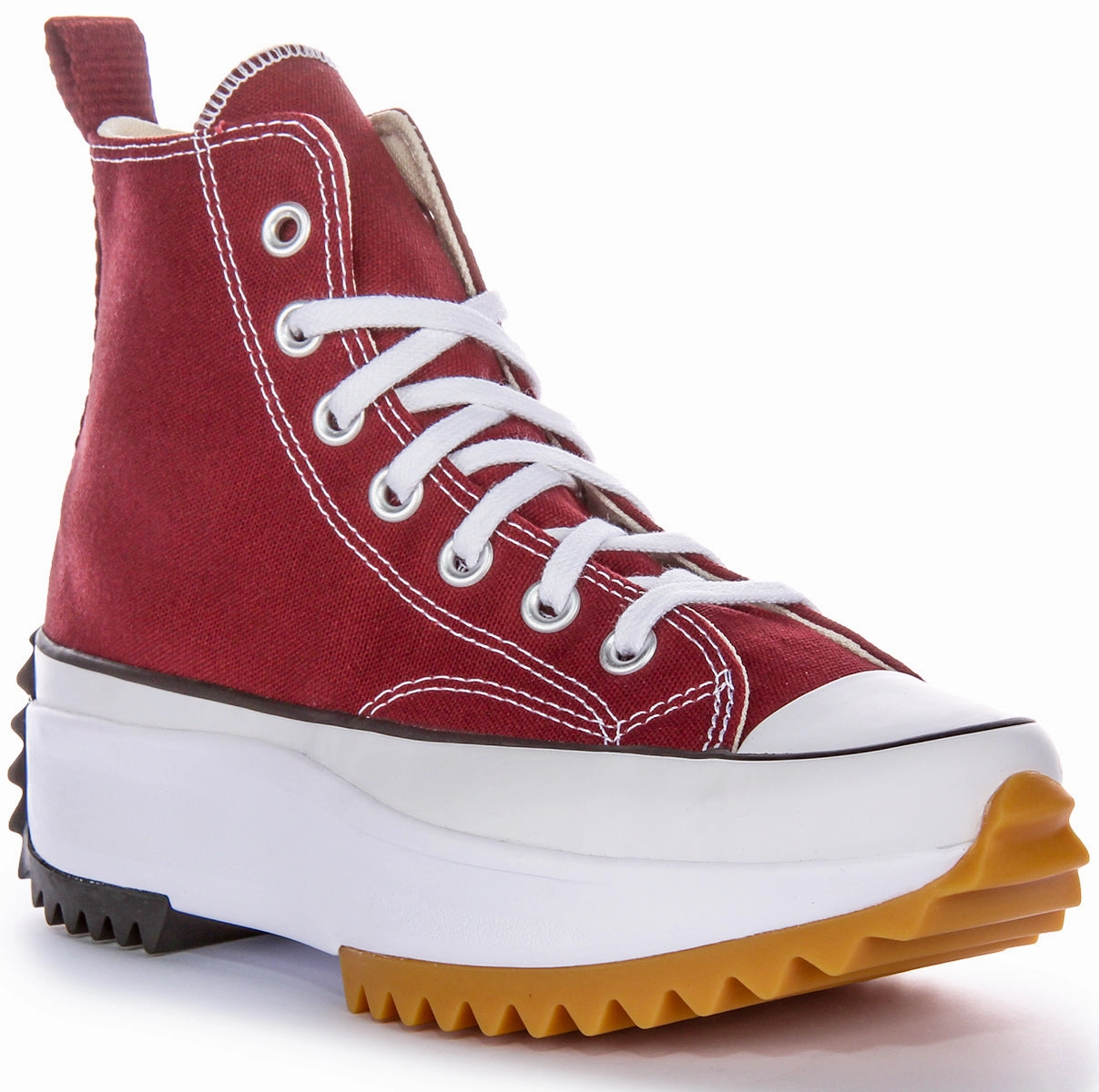 Calm Step Breathable Upper Shoes Converse Runstar Hike Hi A06514C In Maroon