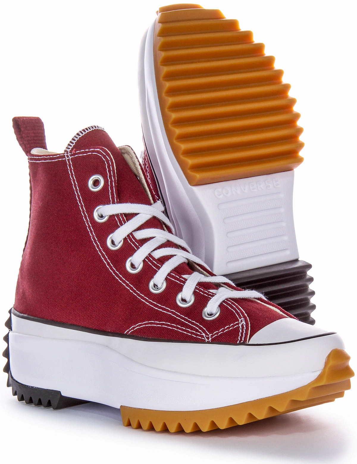 Easy Step-On Comfort Converse Runstar Hike Hi A06514C In Maroon