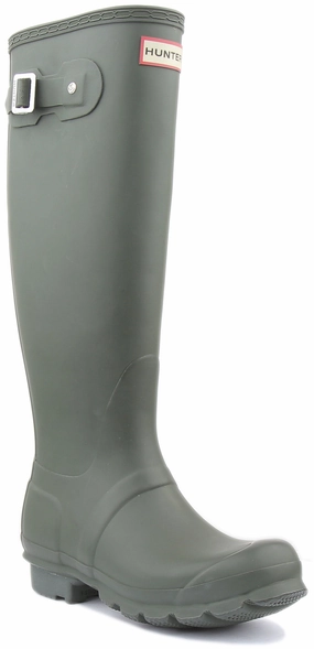 Hunter Original Tall In Olive daily protection Fashion Statement