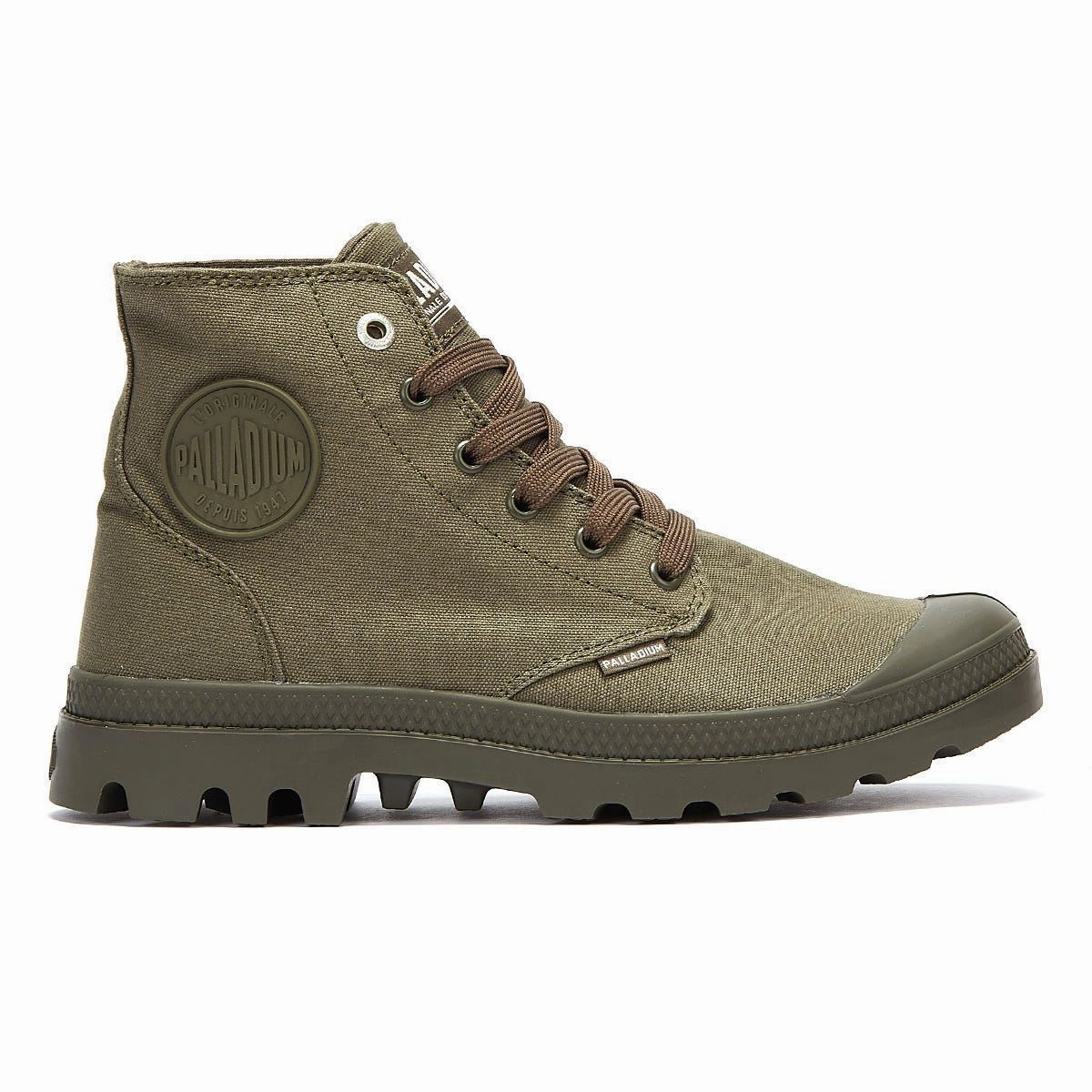 Easy To Clean Palladium Pampa Hi Mono Chrome Green Boots