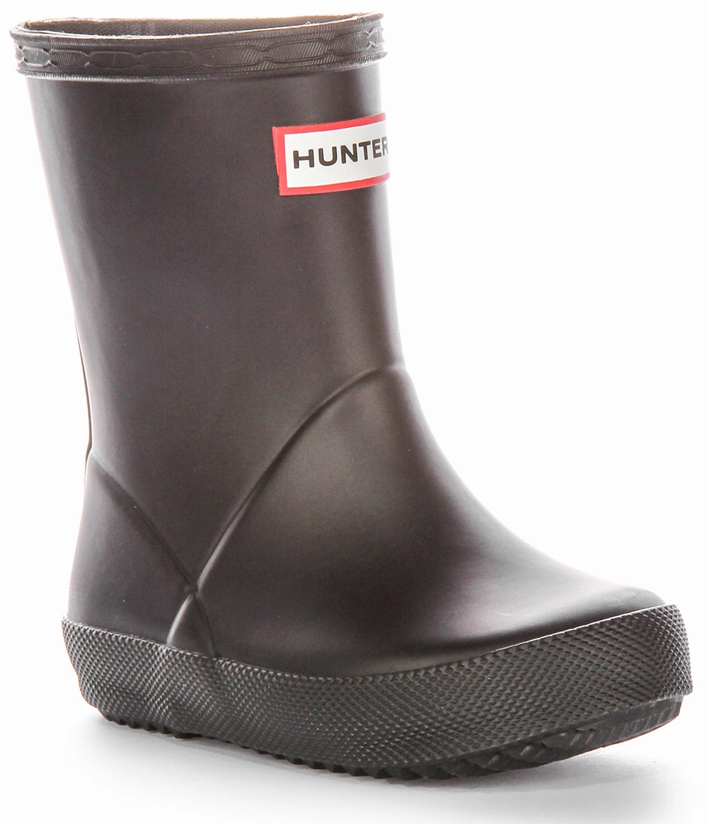 Outdoor Walking Boots Travel Walk Boots Hunter Kids First Classic In Black For Kids