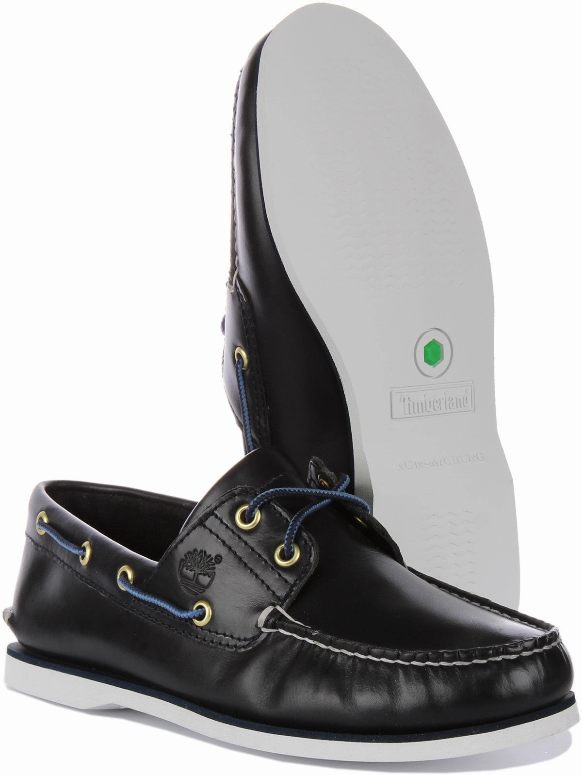 Easy Walk-Step Timberland A5Qu8 2 Eyelet Boat Shoes In Navy For Men