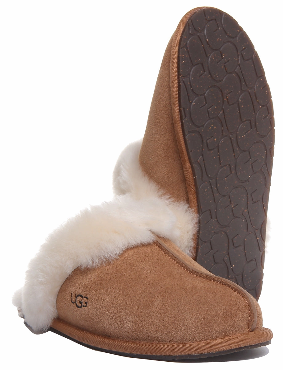 Easy Walk Step Ugg Australia Scuffette 2 In Chestnut