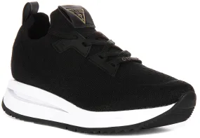 Guess Esti Mesh In Black for Women Outdoor Walk Walk Friendly