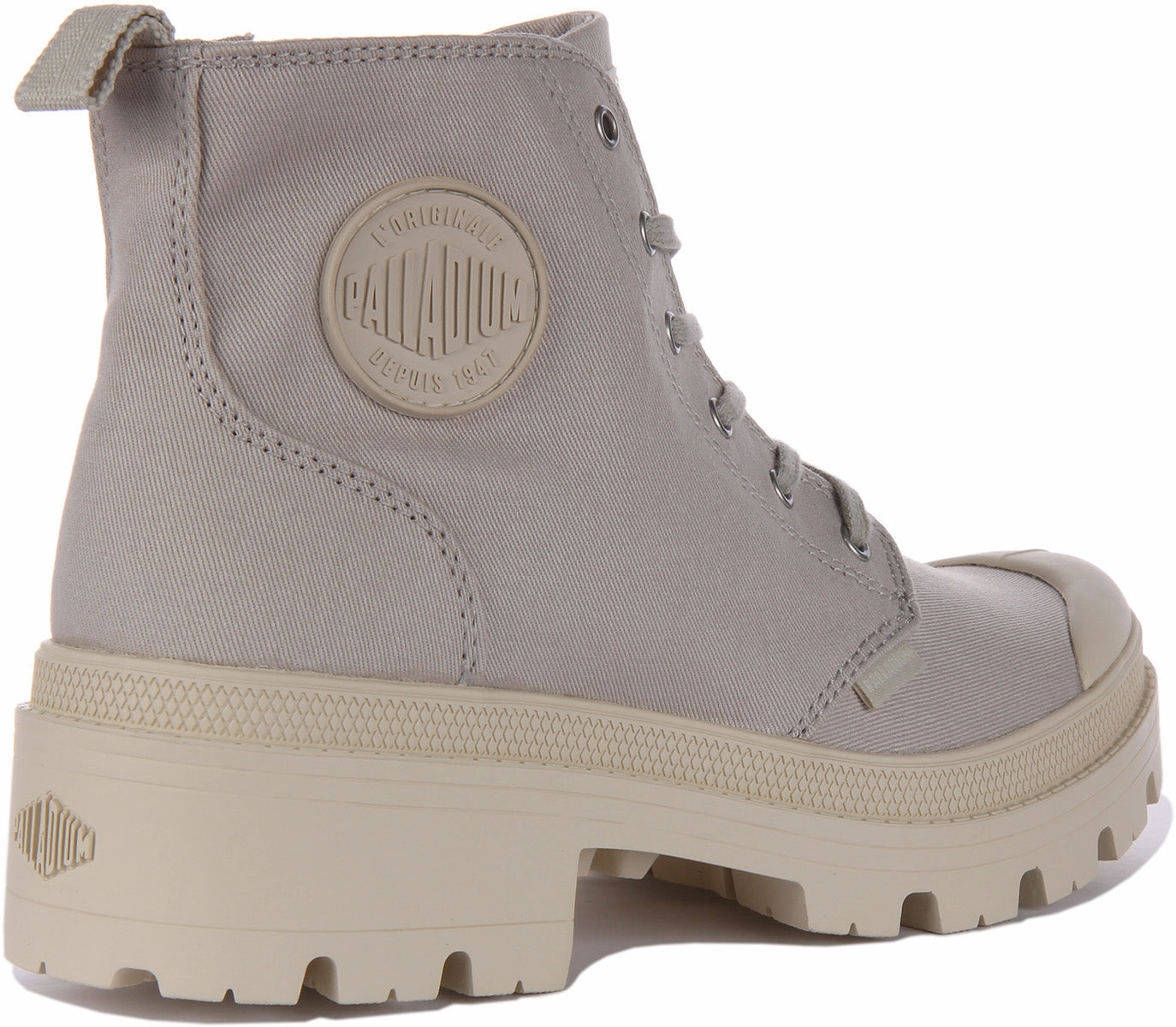 Edge Grip Palladium Pallabase Twill In Beige For Women