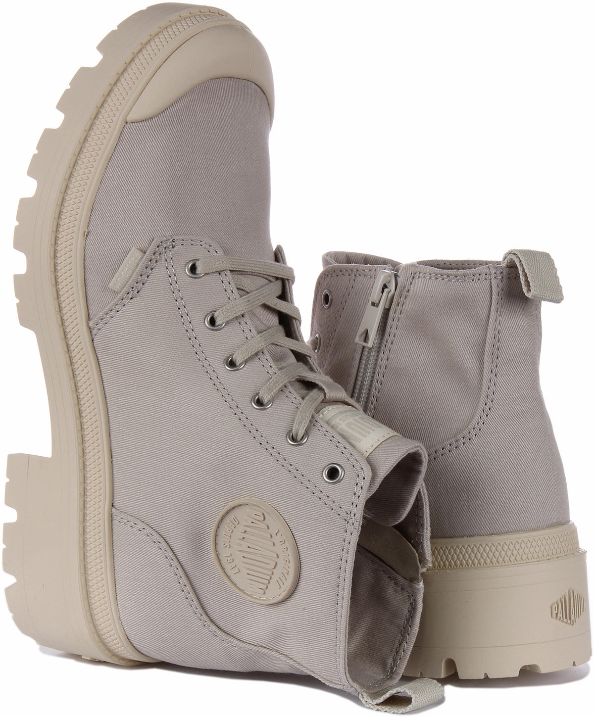 Edge Grip Palladium Pallabase Twill In Beige For Women
