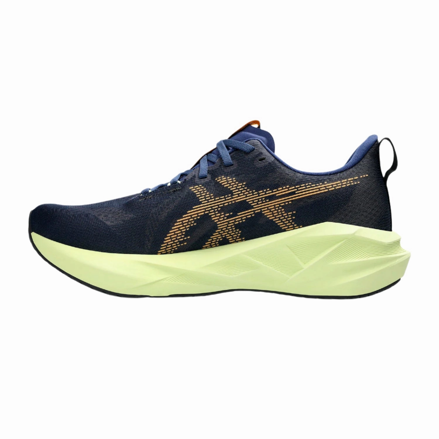Edgy ASICS - Novablast 5 - Indigo Blue/Amber - Men's [1011B974 402]