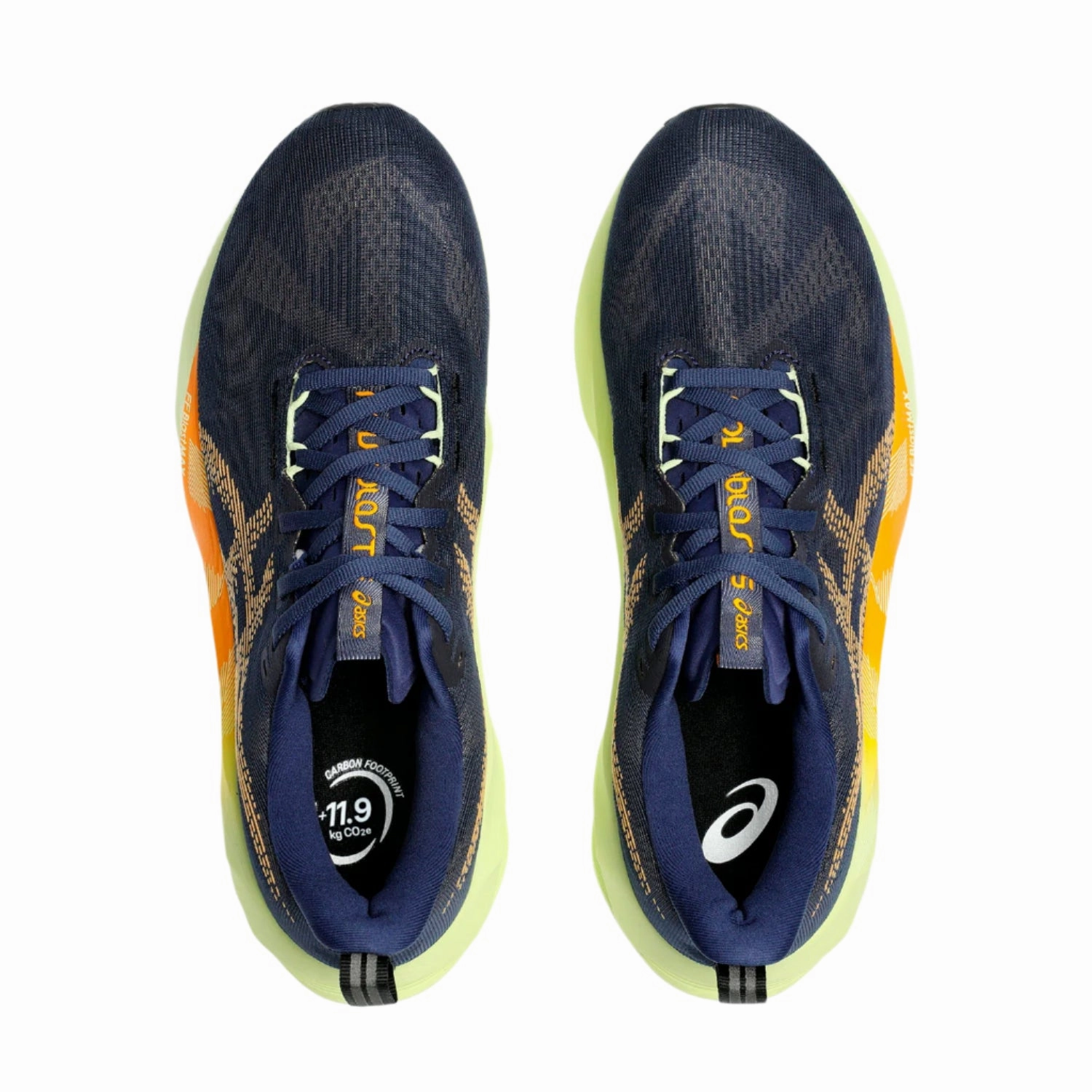 Edgy ASICS - Novablast 5 - Indigo Blue/Amber - Men's [1011B974 402]